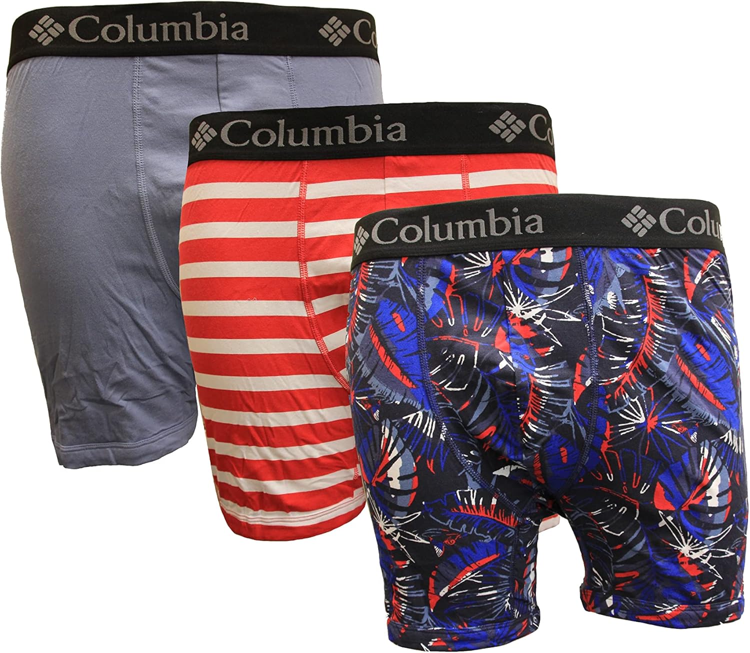 Columbia Мужские печатные боксеры 360 Stretch, 3 шт, Navy/Red/Blue
Columbia Мужские печатные боксеры 360 Stretch, 3 шт, Navy/Red/Blue