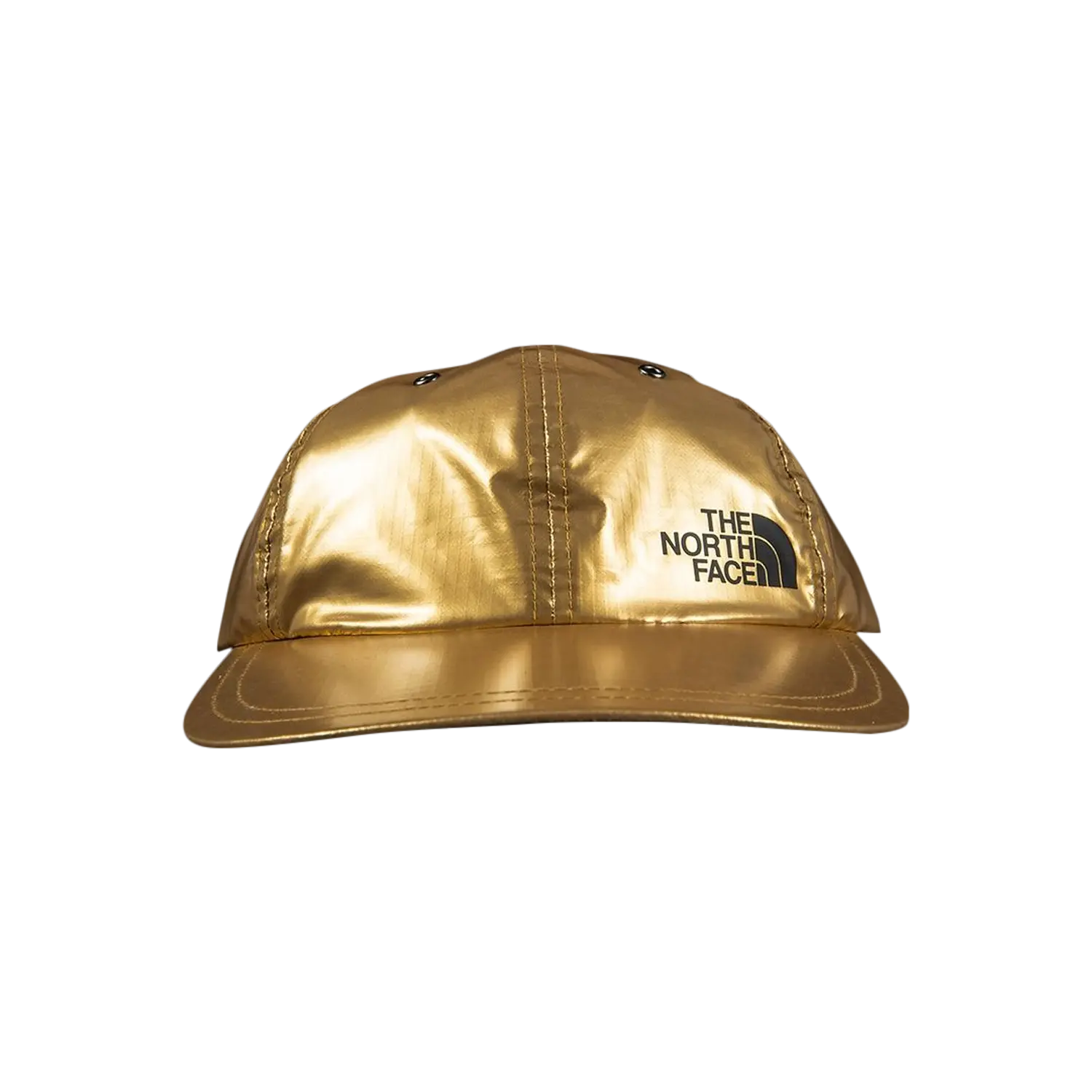 Кепка металлик с 6 панелями Supreme x The North Face, золотого цвета
Кепка металлик с 6 панелями Supreme x The North Face, золотого цвета