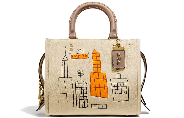 Совместная коллекция Basquiat Кожаная сумка Rogue, Средняя сумка через плечо, Женская сумка-кроссбоди цвета слоновой кости COACH
Совместная коллекция Basquiat Кожаная сумка Rogue, Средняя сумка через плечо, Женская сумка-кроссбоди цвета слоновой кости COACH