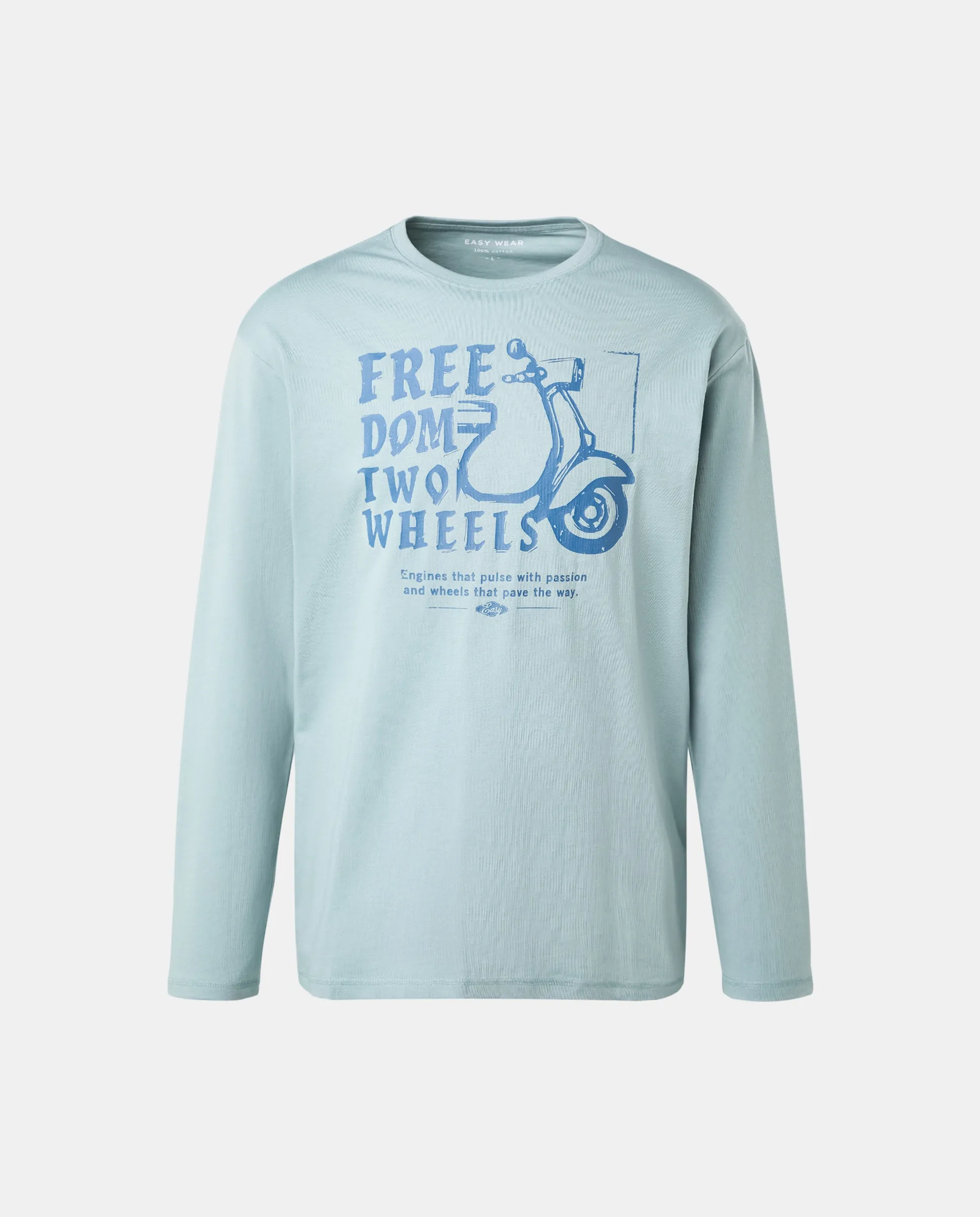 Мужская футболка с длинным рукавом Easy Wear, голубо-зеленый
Мужская футболка с длинным рукавом Easy Wear, голубо-зеленый