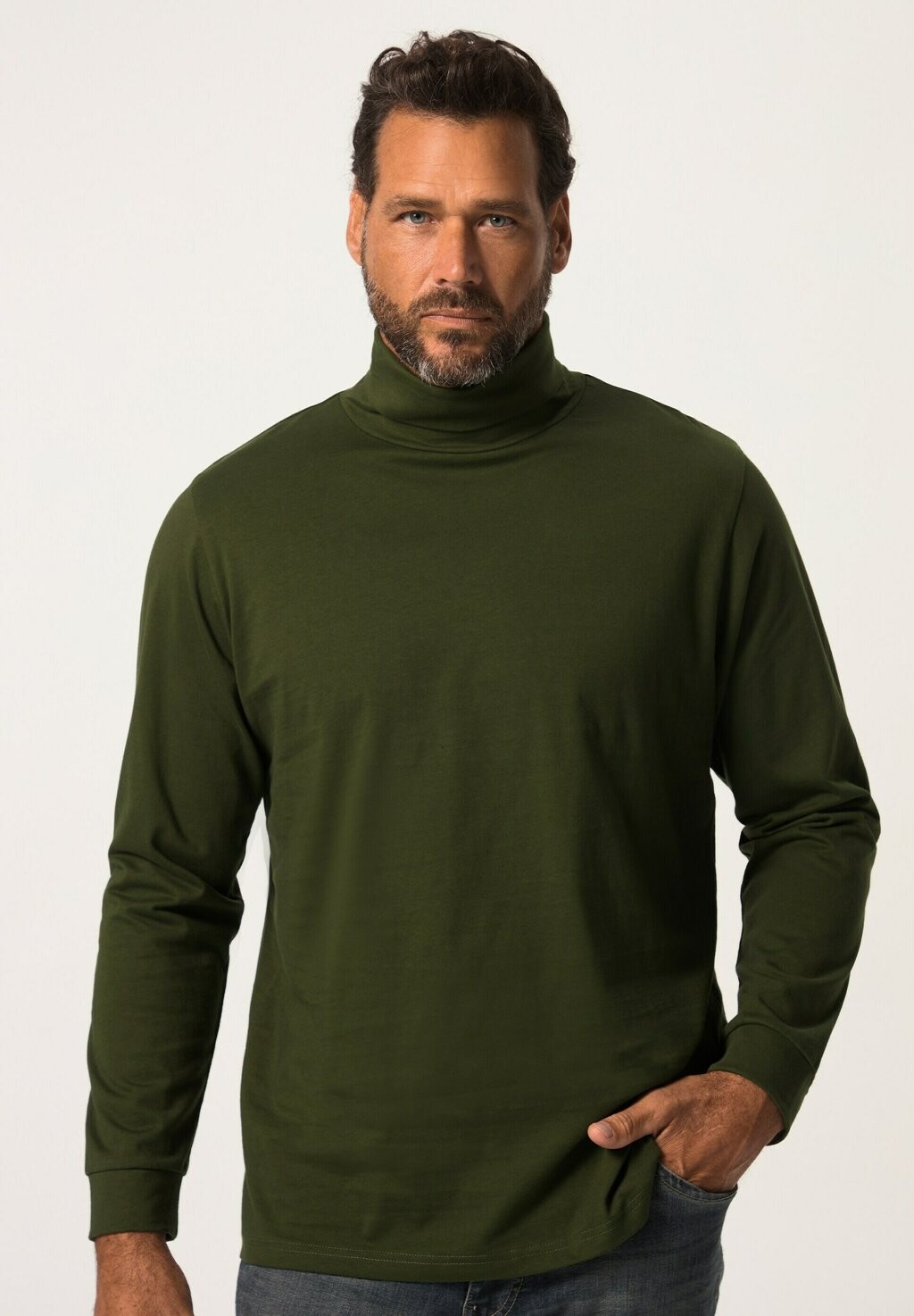 Топ с длинными рукавами JP1880, темно-зеленый
Топ с длинными рукавами JP1880, темно-зеленый