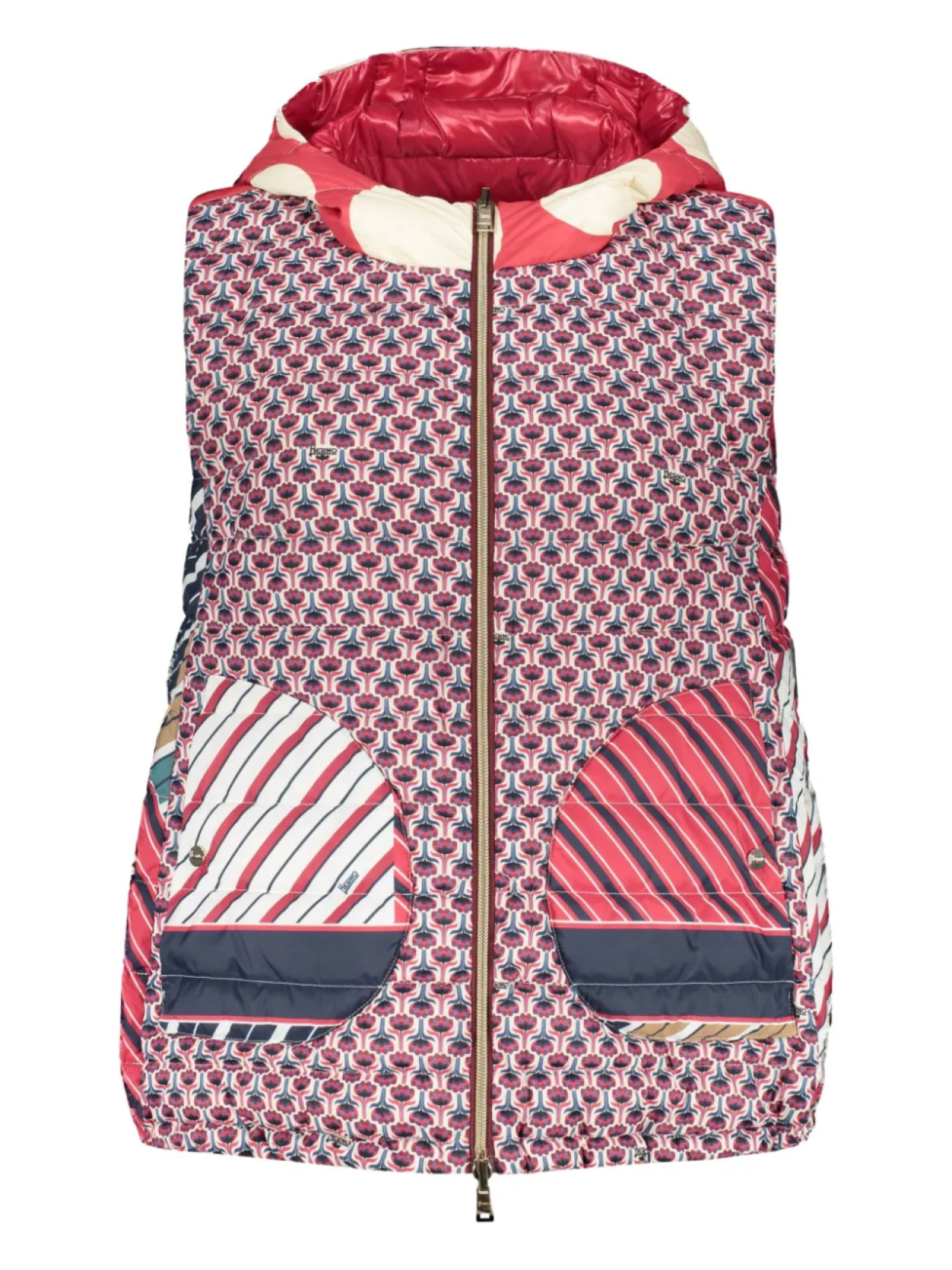 Двусторонний пуховый жилет Herno, красный
Двусторонний пуховый жилет Herno, красный