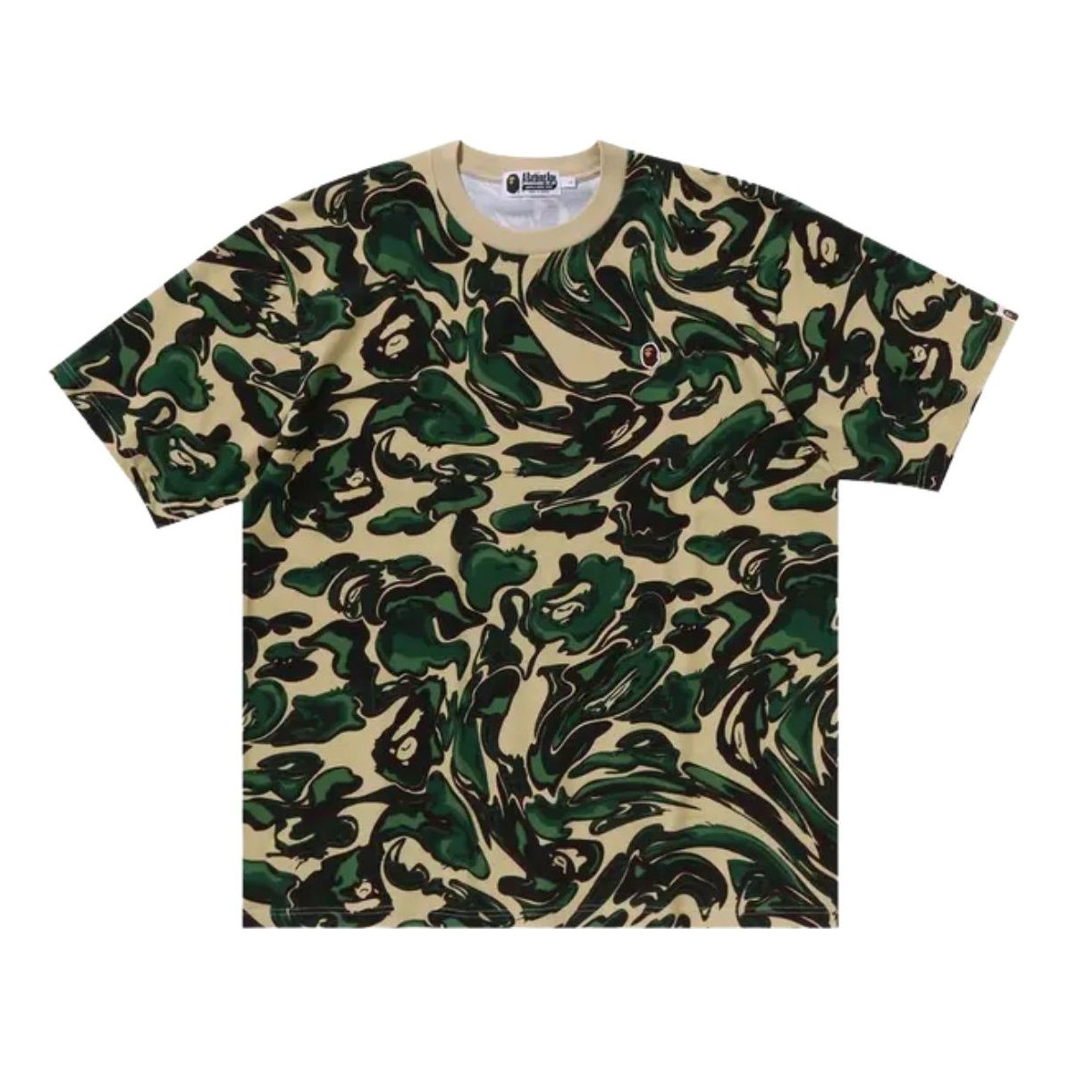 Футболка A Bathing Ape Marbling Camo One Point Relaxed Fit Tee, цвет «зеленый»
Футболка A Bathing Ape Marbling Camo One Point Relaxed Fit Tee, цвет «зеленый»