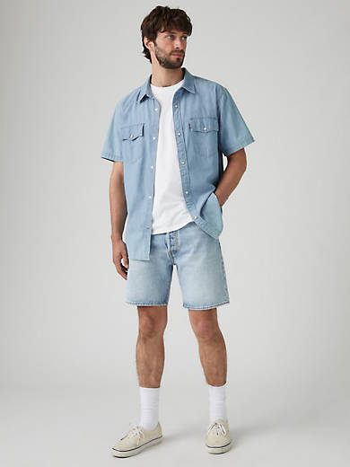 Мужские шорты прямого кроя 501 '93 Levi's, цвет Perish Blue - Light Wash
Мужские шорты прямого кроя 501 '93 Levi's, цвет Perish Blue - Light Wash