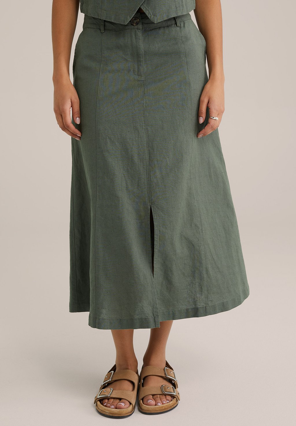 Юбка А-силуэта WE Fashion, темно-зеленый
Юбка А-силуэта WE Fashion, темно-зеленый