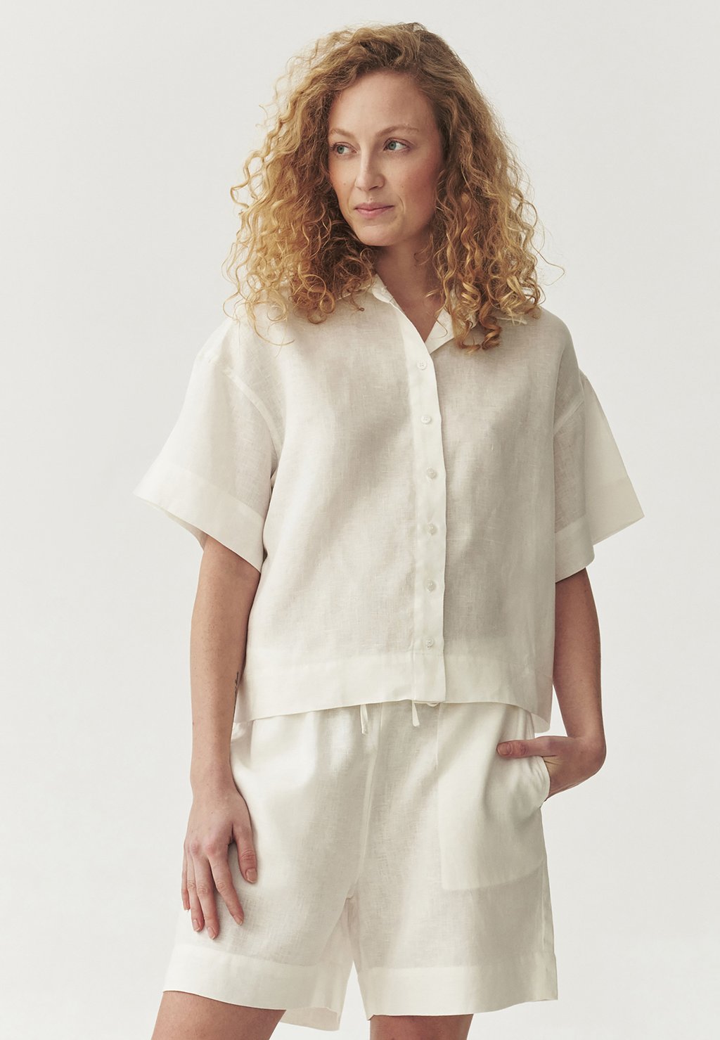 Блузка на пуговицах TATUUM, кремовый
Блузка на пуговицах TATUUM, кремовый