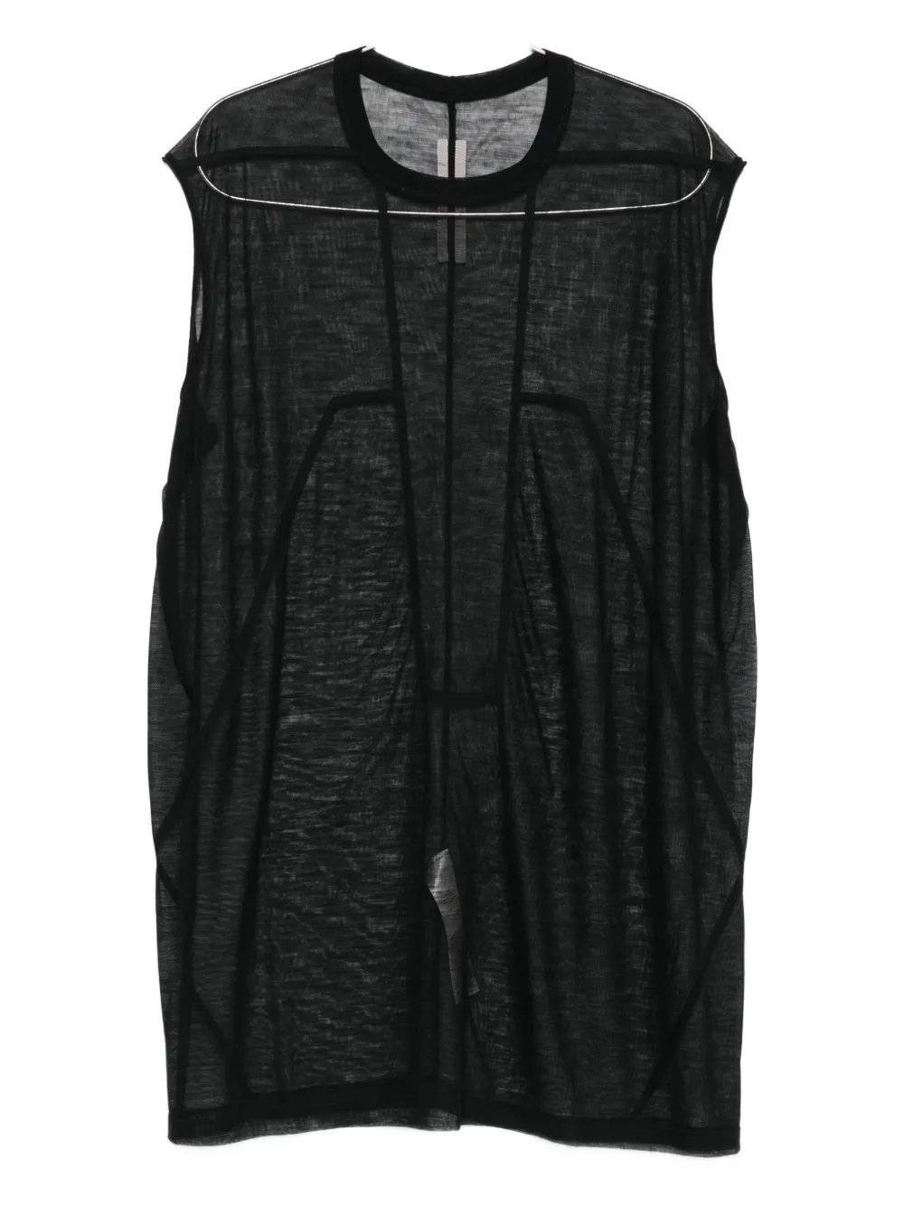 Топ без рукавов Rick Owens, черный
Топ без рукавов Rick Owens, черный