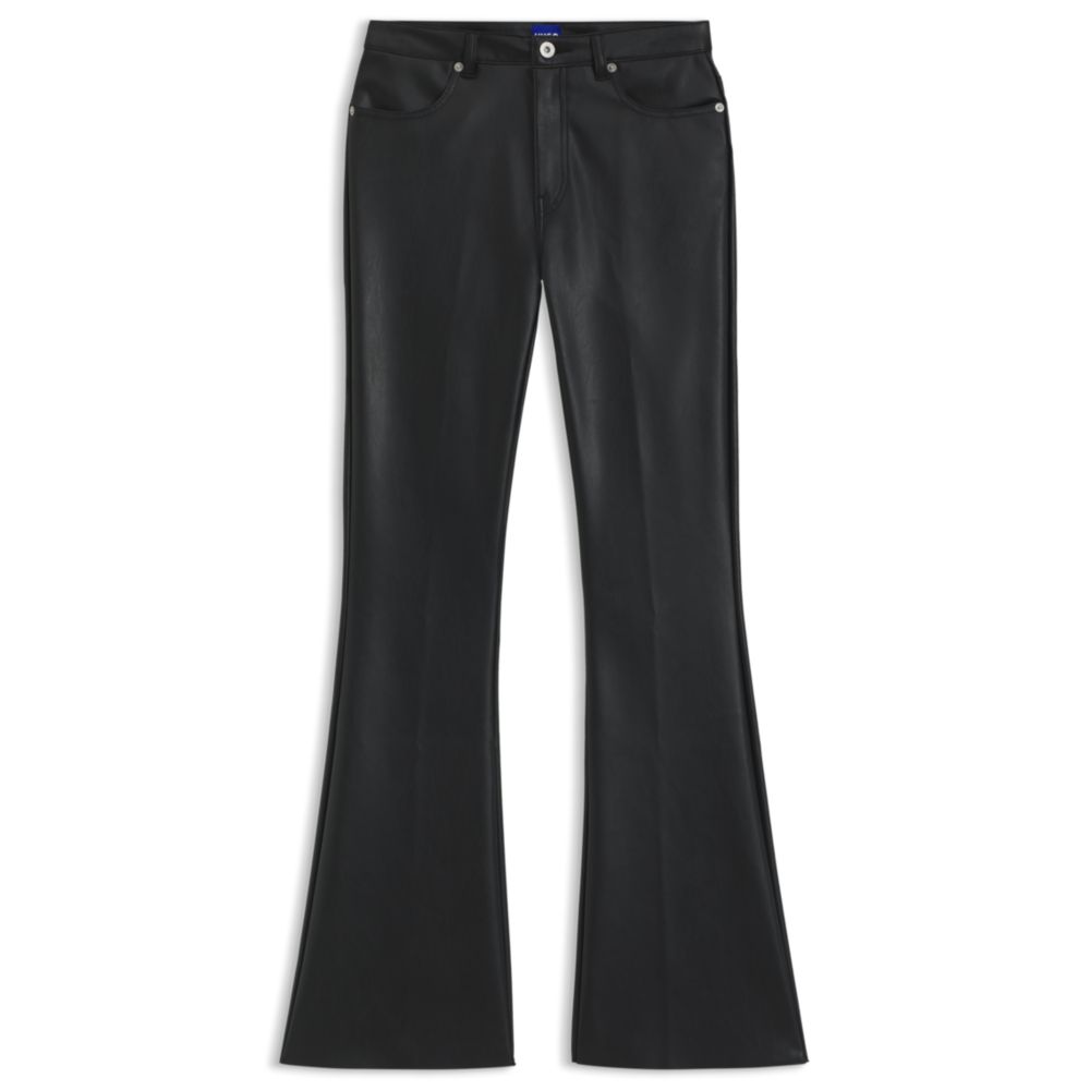 Брюки из искусственной кожи с расклешенными штанинами HUGO, черный
Брюки из искусственной кожи с расклешенными штанинами HUGO, черный