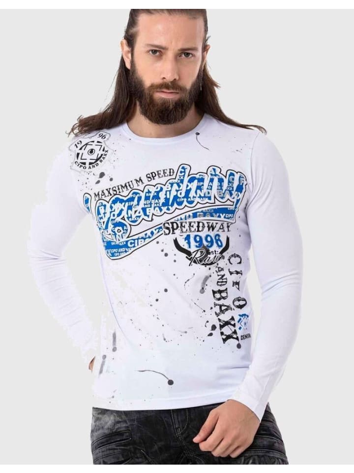 Функциональный лонгслив Cipo & Baxx, белый
Функциональный лонгслив Cipo & Baxx, белый