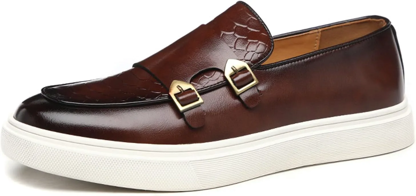 Мужские туфли с двойной пряжкой Monk Strap, повседневные модные классические деловые лакированные кожаные слипоны, лоферы, туфли Penny Loafers Aceptolcom, коричневый
Мужские туфли с двойной пряжкой Monk Strap, повседневные модные классические деловые лакированные кожаные слипоны, лоферы, туфли Penny Loafers Aceptolcom, коричневый