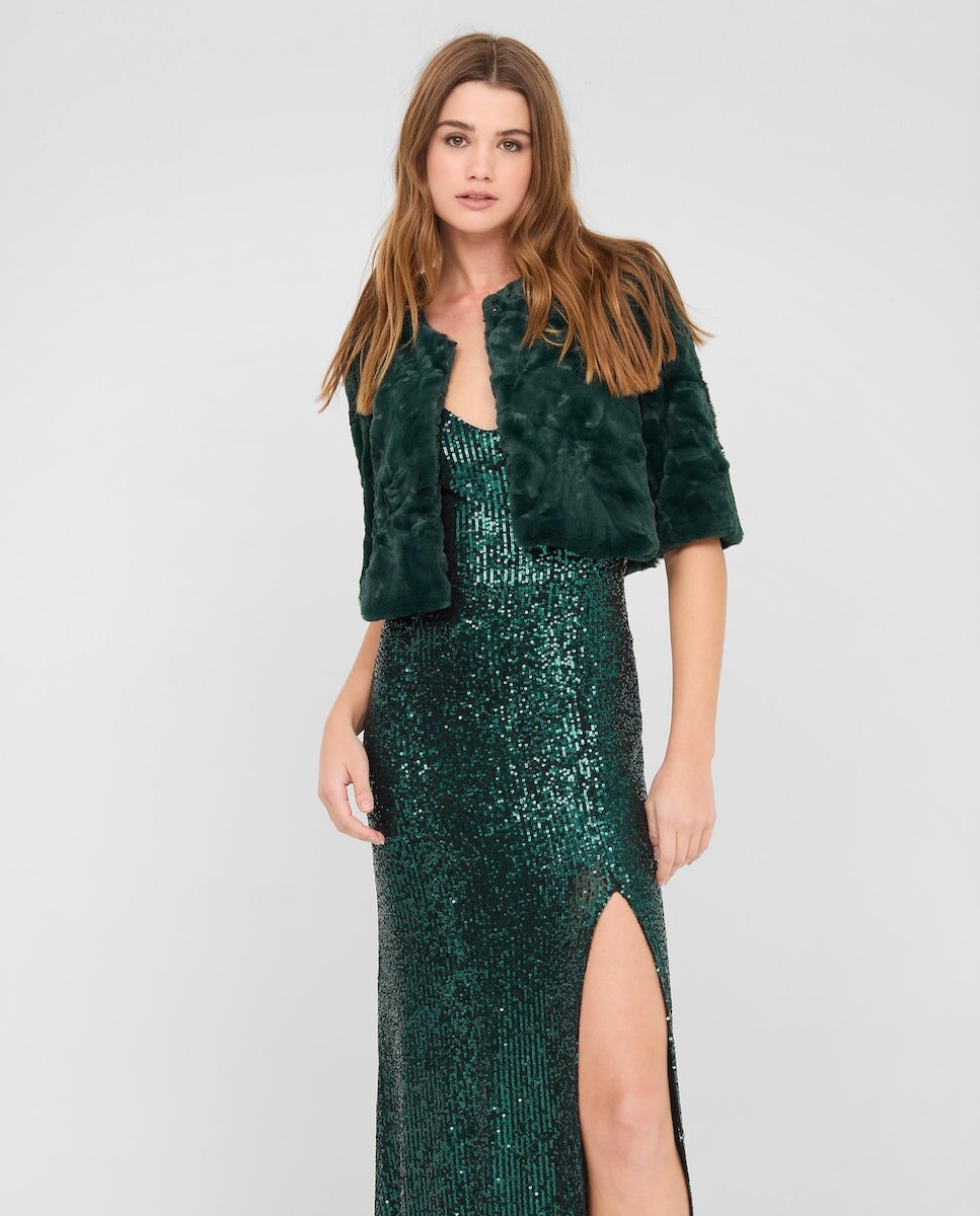 Женская куртка под кожу с рукавами миди Veneno en la piel, зеленый
Женская куртка под кожу с рукавами миди Veneno en la piel, зеленый