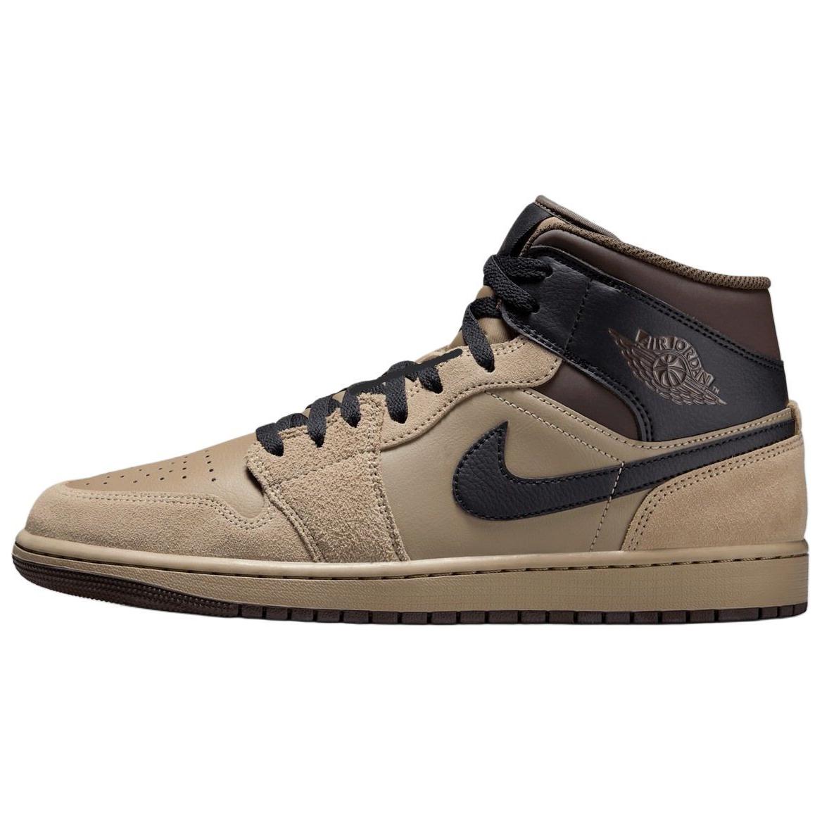 Jordan 1 Mid Khaki Baroque Brown
Jordan 1 Mid Khaki Baroque Brown