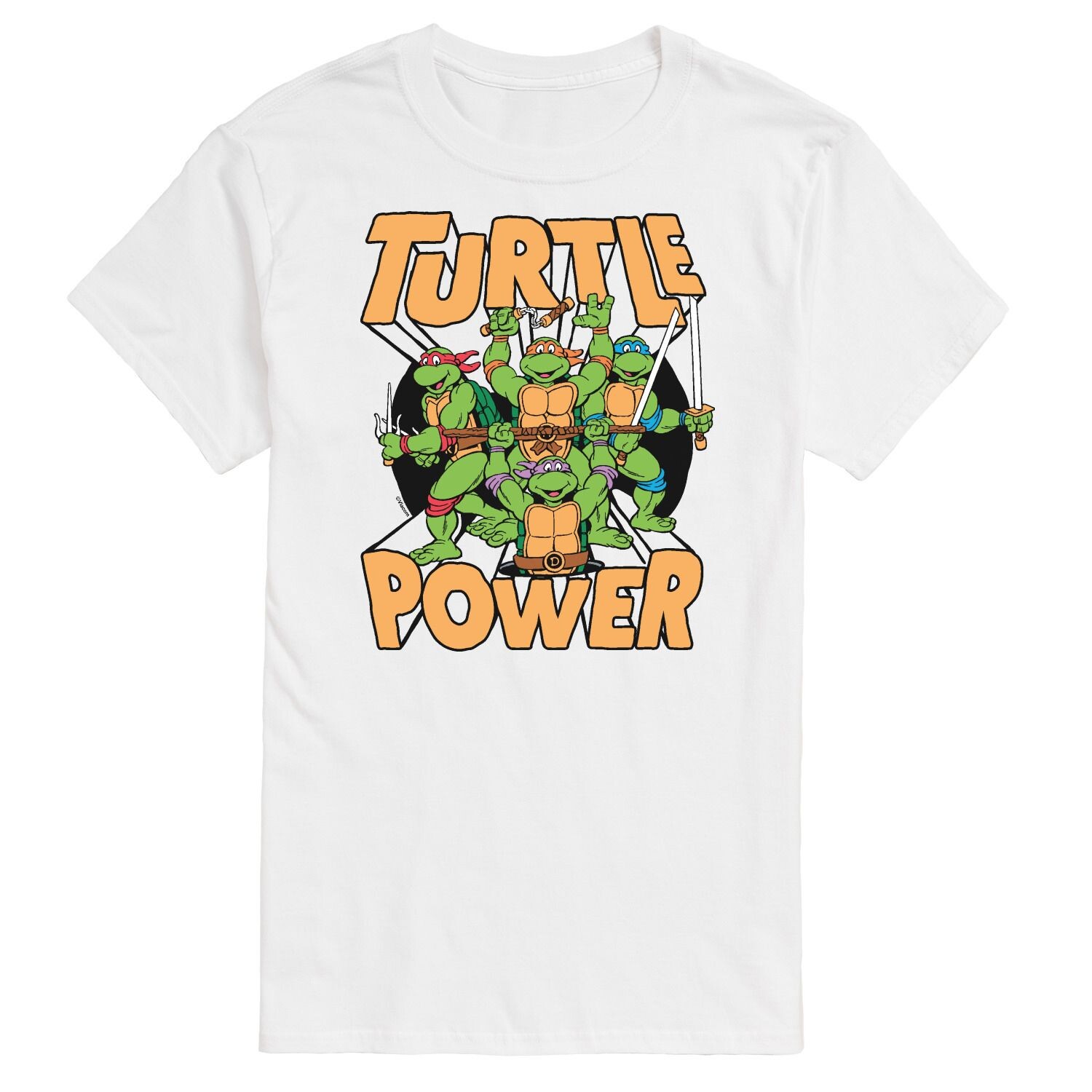 Футболка с рисунком Big & Tall TMNT Turtle Power License, белый
Футболка с рисунком Big & Tall TMNT Turtle Power License, белый