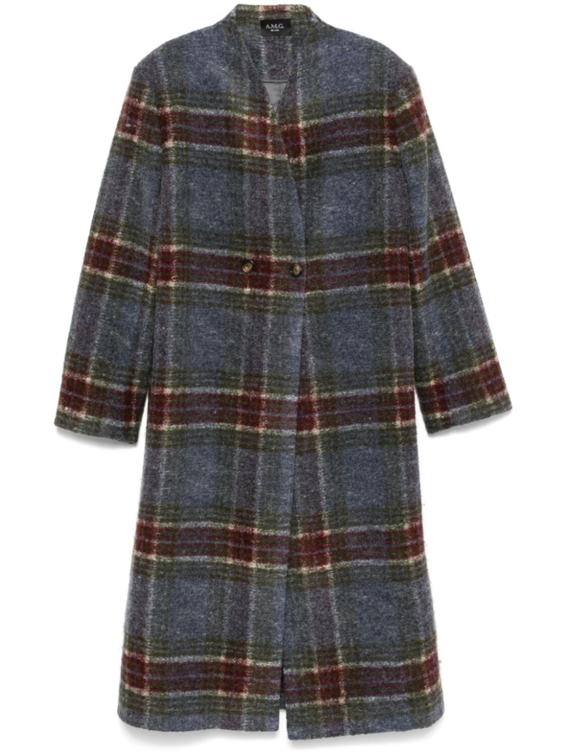 A.M.G. пальто в клетку, серый
A.M.G. пальто в клетку, серый