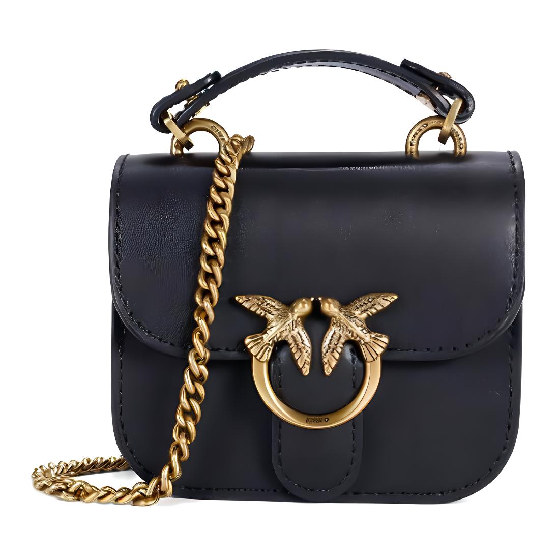 PINKO Сумка из коровьей кожи птичка ласточка маленькая квадратная сумка через плечо кроссбоди женская черная
PINKO Сумка из коровьей кожи птичка ласточка маленькая квадратная сумка через плечо кроссбоди женская черная