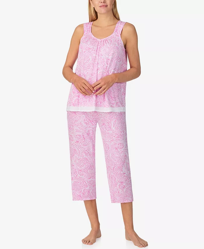 Женский комплект пижамы без рукавов и с коротким топом Ellen Tracy, мультиколор
Женский комплект пижамы без рукавов и с коротким топом Ellen Tracy, мультиколор