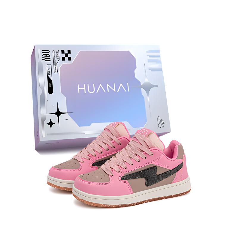 HUANAI Скользоустойчивые амортизирующие легкие низкие скейтерские кроссовки унисекс - Барби розовый, цвет Barbie Pink
HUANAI Скользоустойчивые амортизирующие легкие низкие скейтерские кроссовки унисекс - Барби розовый, цвет Barbie Pink