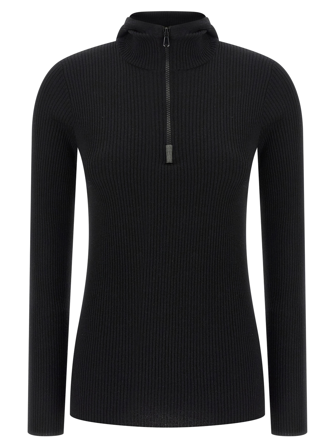 Худи с монелевой отделкой Brunello Cucinelli, черный
Худи с монелевой отделкой Brunello Cucinelli, черный