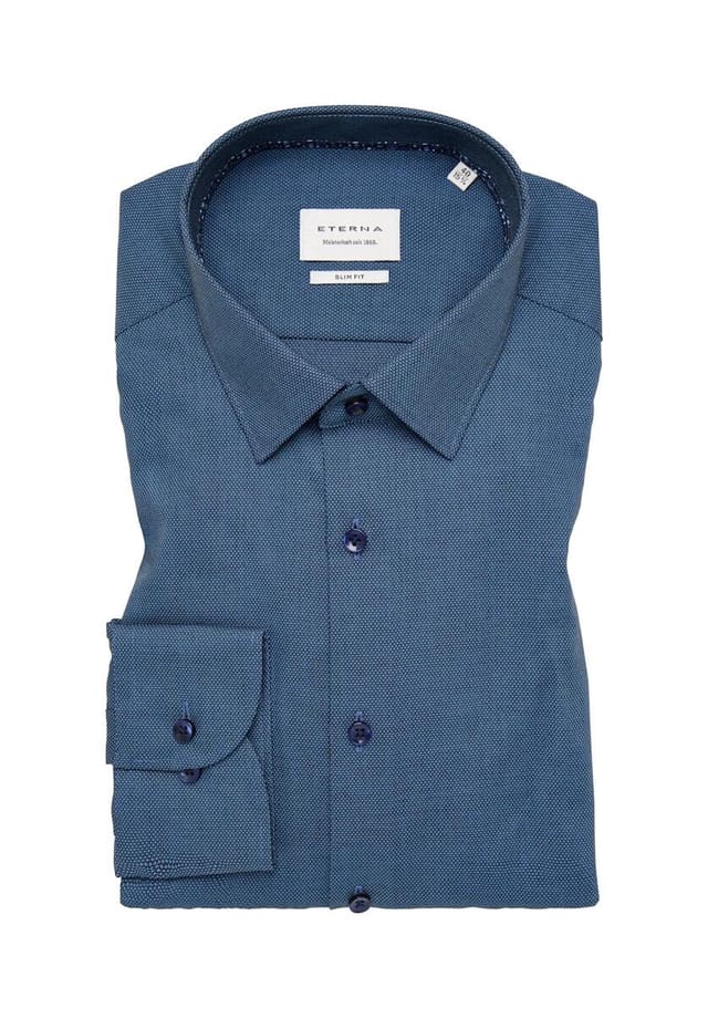 Рубашка с длинными рукавами Eterna, синий
Рубашка с длинными рукавами Eterna, синий