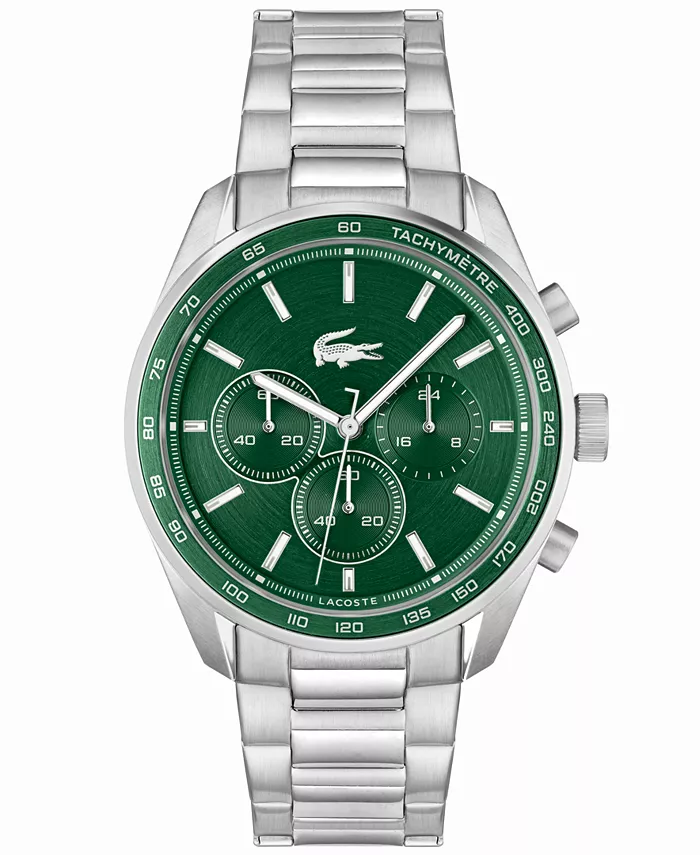 Мужские часы Boston Chronograph со стальным браслетом серебристого цвета, 42 мм Lacoste
Мужские часы Boston Chronograph со стальным браслетом серебристого цвета, 42 мм Lacoste