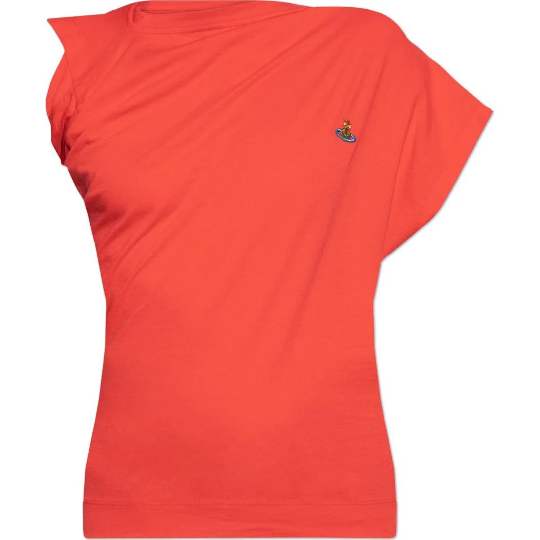 Асимметричная футболка с вышивкой Orb Vivienne Westwood, красный
Асимметричная футболка с вышивкой Orb Vivienne Westwood, красный