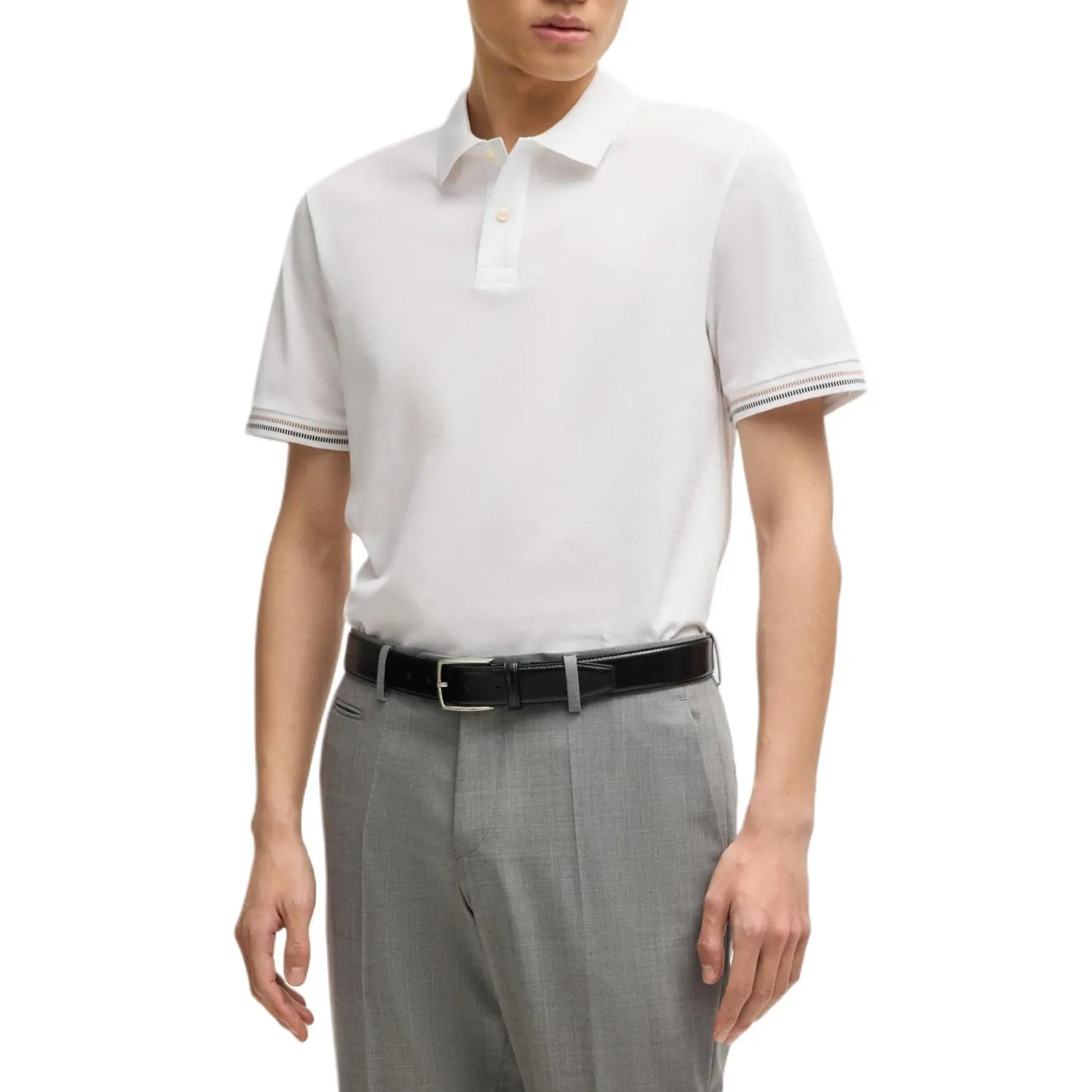 Хлопковая поло Boss HUGO BOSS, белый
Хлопковая поло Boss HUGO BOSS, белый