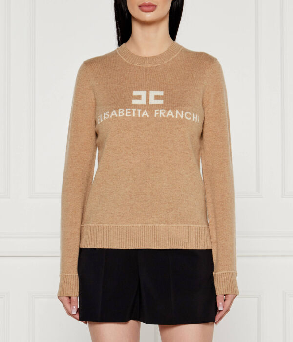 Джемпер женский Elisabetta Franchi из шерсти и кашемира, бежевый
Джемпер женский Elisabetta Franchi из шерсти и кашемира, бежевый