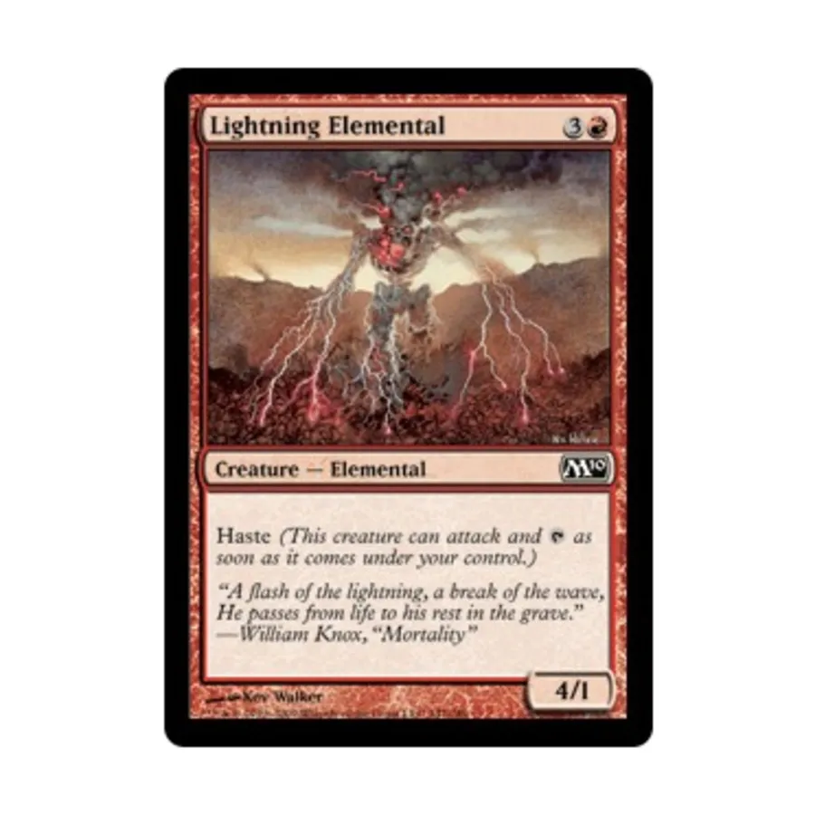 CCG Элементаль молнии (С) (фольга), MTG - Magic 2010
CCG Элементаль молнии (С) (фольга), MTG - Magic 2010