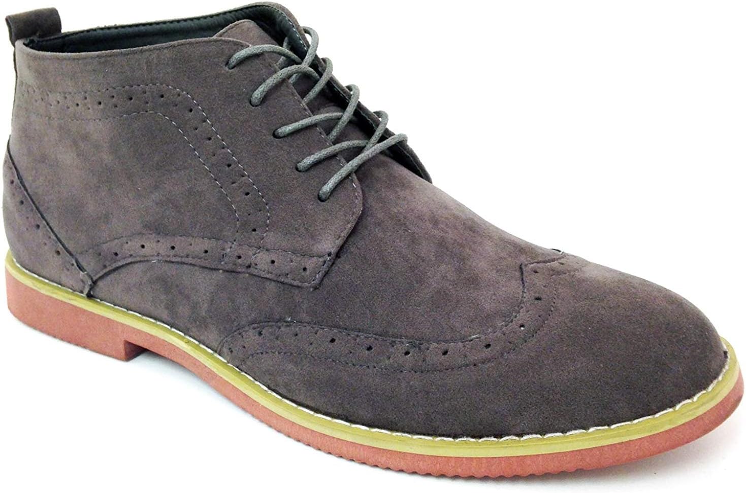 Мужские ботинки DT3A на щиколотку Oxfords с крыльями, классические броги, шнуровка, замша, подкладка из кожи, повседневные челси Alberto Fellini, серый
Мужские ботинки DT3A на щиколотку Oxfords с крыльями, классические броги, шнуровка, замша, подкладка из кожи, повседневные челси Alberto Fellini, серый