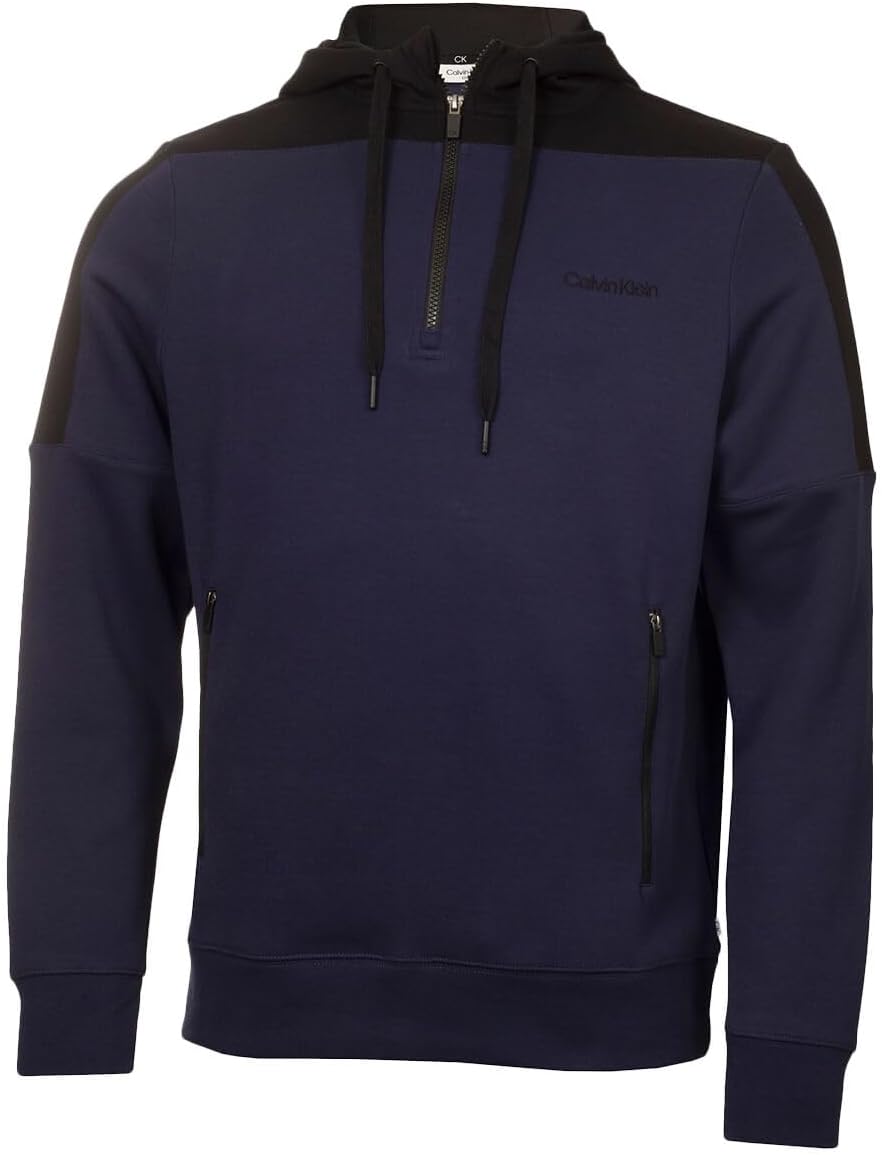 Мужская толстовка для гольфа Calvin Klein Kent с полумолнией, влагоотводящая, мягкая на ощупь, Peacoat
Мужская толстовка для гольфа Calvin Klein Kent с полумолнией, влагоотводящая, мягкая на ощупь, Peacoat