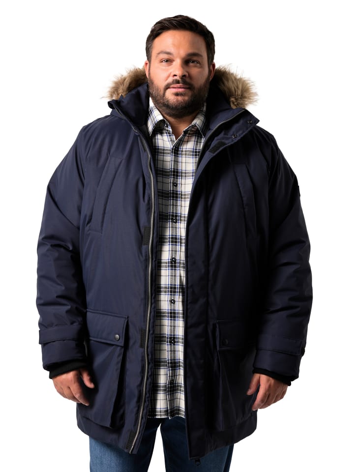 Men Plus Парка темно-синего цвета
Men Plus Парка темно-синего цвета