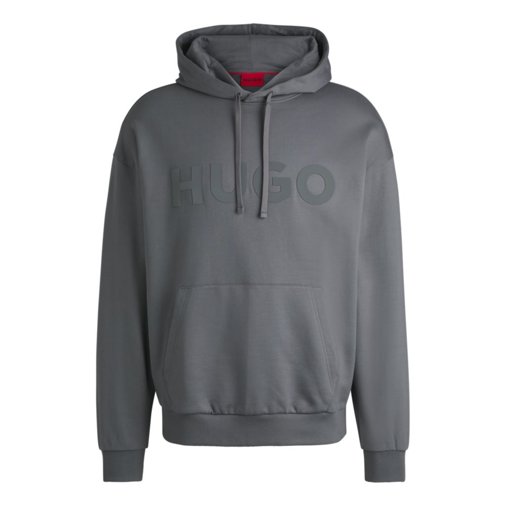 Толстовка свободного кроя из хлопкового трикотажа с логотипом в тон HUGO, светло-серый
Толстовка свободного кроя из хлопкового трикотажа с логотипом в тон HUGO, светло-серый
