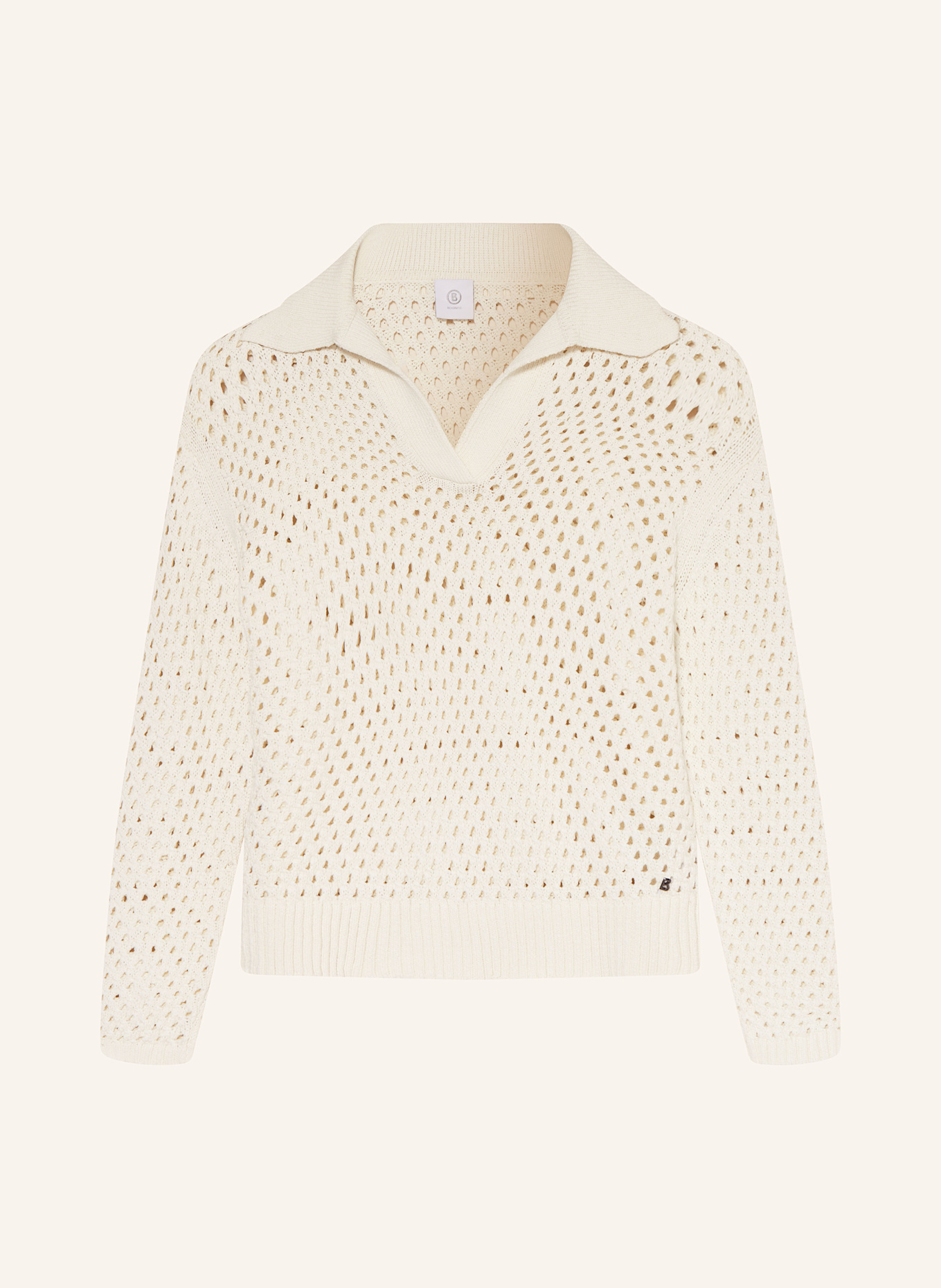 Свитер Минди с шелком Bogner, белый 
Свитер Минди с шелком Bogner, белый