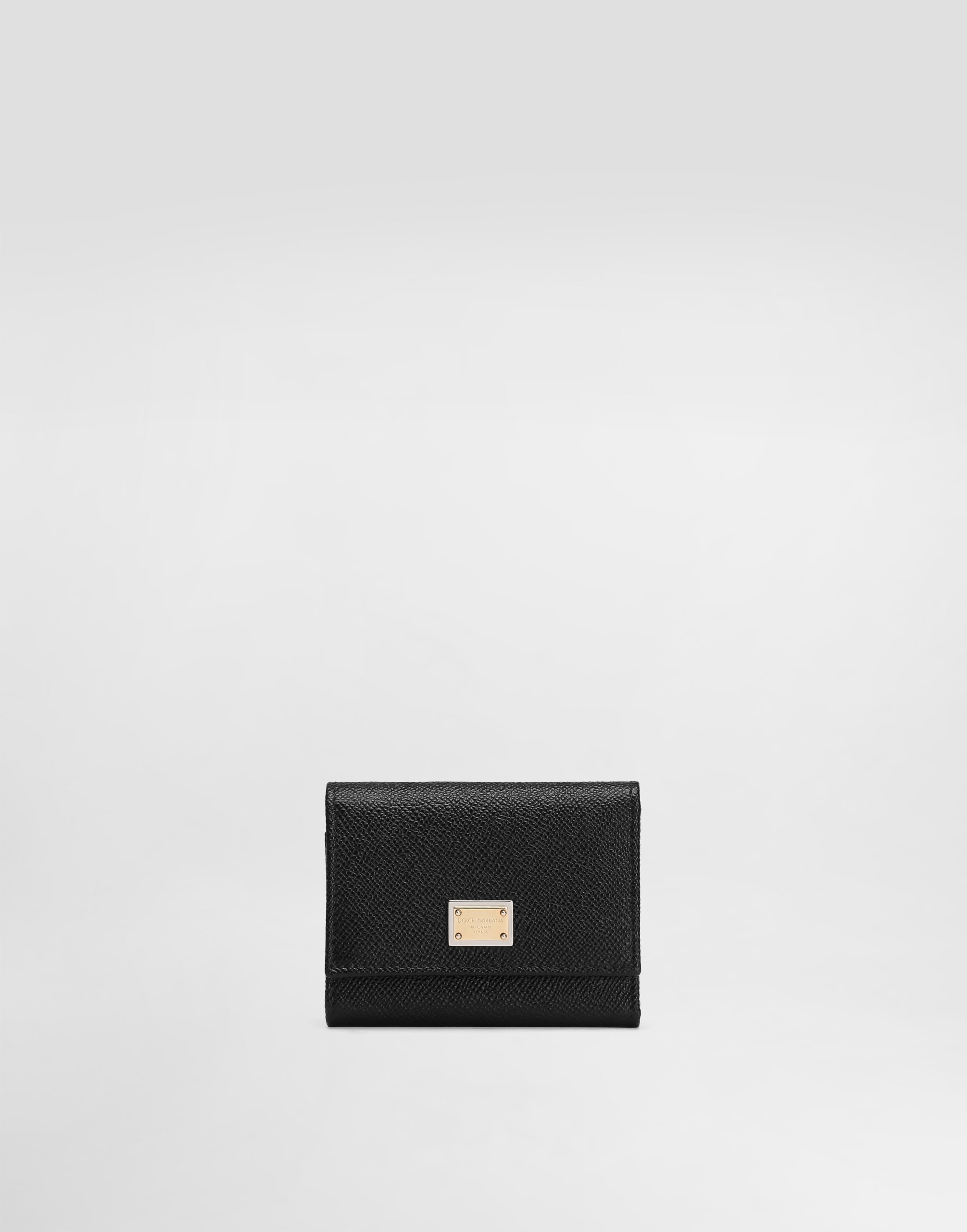 Кошелек из телячьей кожи dauphine с фирменным ярлыком Dolce & Gabbana, черный
Кошелек из телячьей кожи dauphine с фирменным ярлыком Dolce & Gabbana, черный
