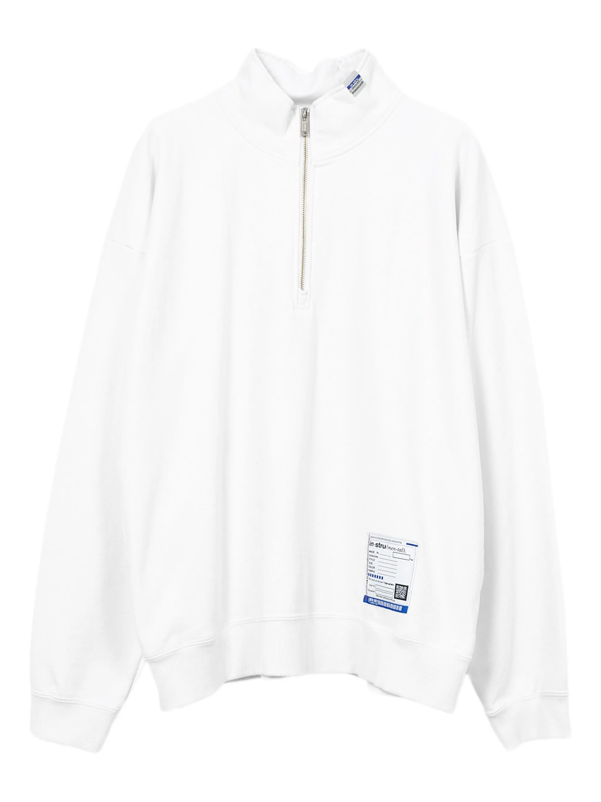 Толстовка с воротником на молнии In・Stru(Men-Tal)., белый
Толстовка с воротником на молнии In・Stru(Men-Tal)., белый