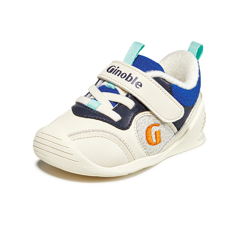 Легкие термообувь с амортизацией для младенцев и малышей GINOBLE, слоновая кость/белый/синий 
Легкие термообувь с амортизацией для младенцев и малышей GINOBLE, слоновая кость/белый/синий