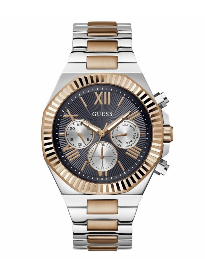 Guess Мужские аналоговые часы серебристого цвета
Guess Мужские аналоговые часы серебристого цвета