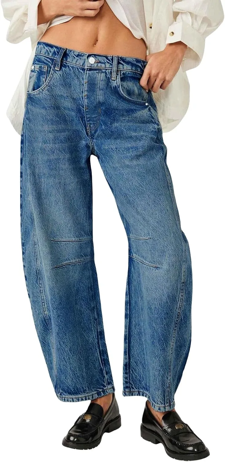 Джинсы для женщин Mid Rise Wide Leg FQFGGYD
Джинсы для женщин Mid Rise Wide Leg FQFGGYD