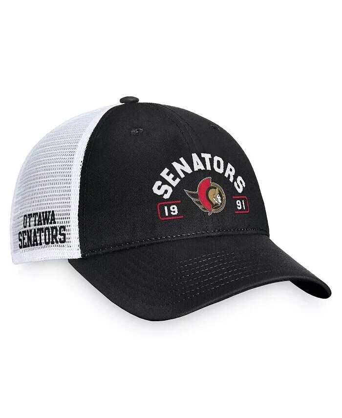 Мужская черно-белая регулируемая кепка Ottawa Senators Free Kick Trucker Fanatics, черный
Мужская черно-белая регулируемая кепка Ottawa Senators Free Kick Trucker Fanatics, черный