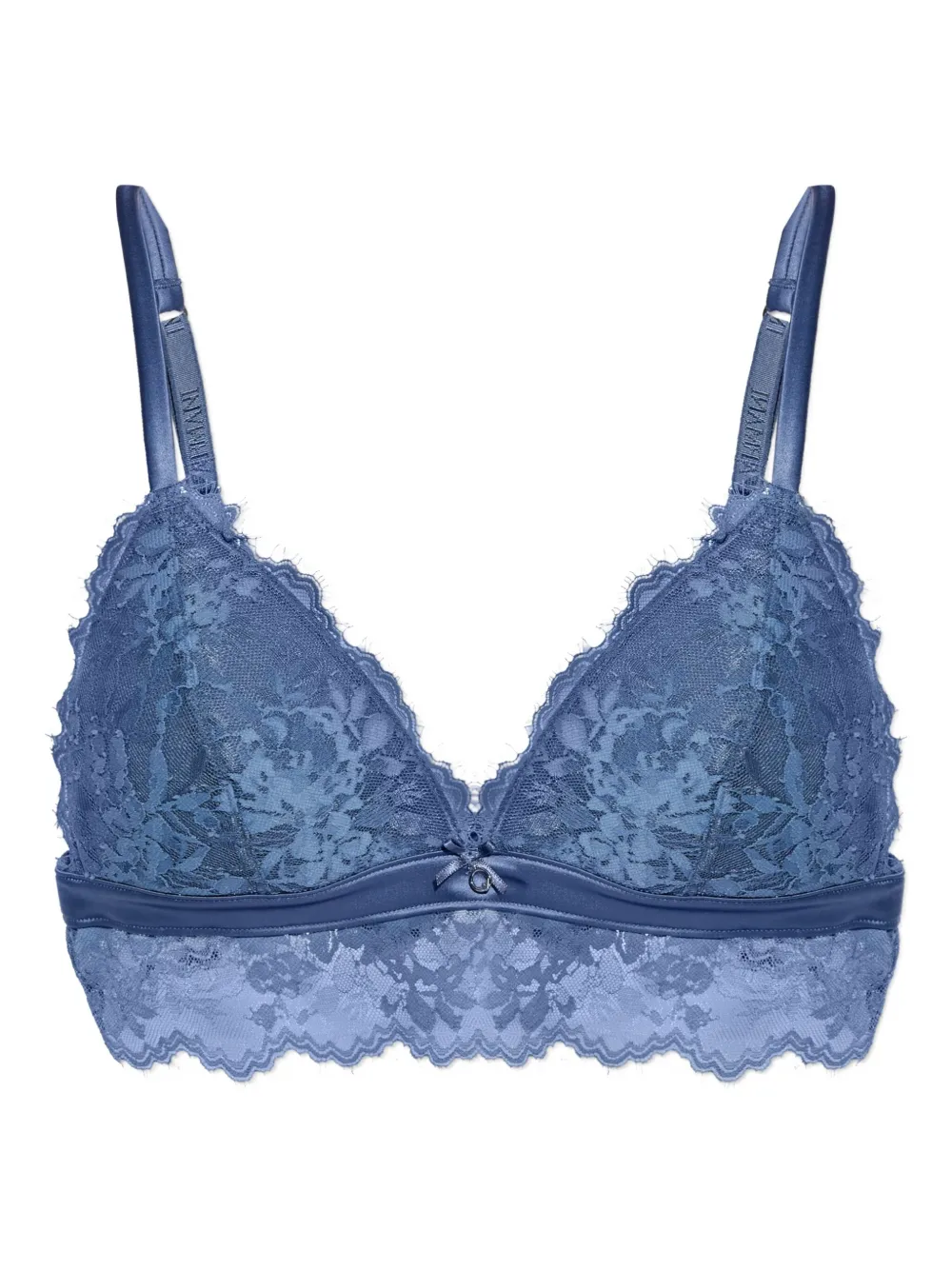 Треугольный кружевной бюстгальтер EMPORIO ARMANI, синий
Треугольный кружевной бюстгальтер EMPORIO ARMANI, синий