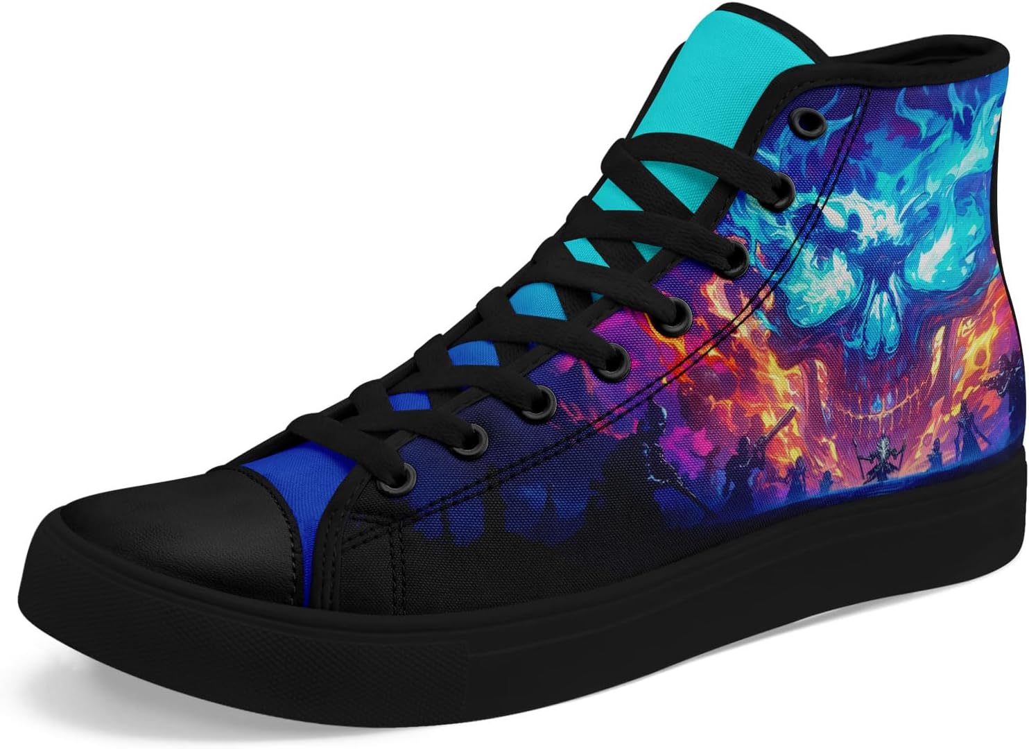 Высокие кеды на шнуровке AWSOLE Gothic с черепом для мужчин и женщин с принтами бабочек, пламени и цветов, яркие плоские повседневные кроссовки для прогулок, черный/синий/оранжевый/фиолетовый
Высокие кеды на шнуровке AWSOLE Gothic с черепом для мужчин и женщин с принтами бабочек, пламени и цветов, яркие плоские повседневные кроссовки для прогулок, черный/синий/оранжевый/фиолетовый