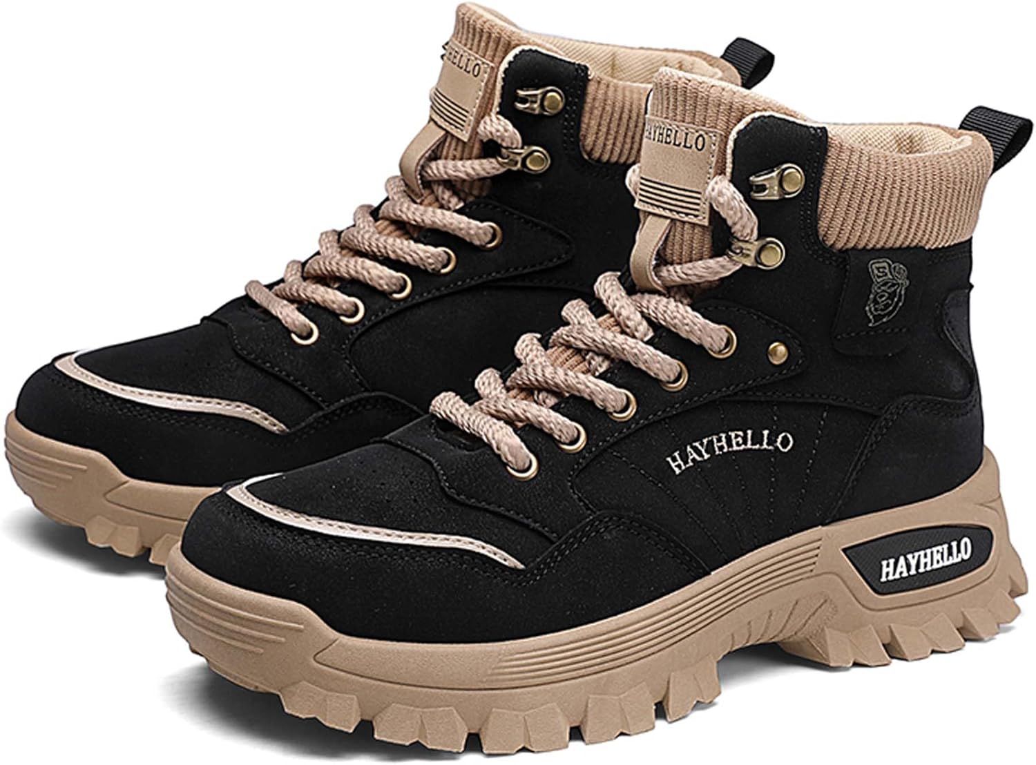 Мужские зимние трекинговые ботинки DZBAJRQM, повседневные ботинки средней высоты, противоскользящие и износостойкие, удобная рабочая обувь, черный
Мужские зимние трекинговые ботинки DZBAJRQM, повседневные ботинки средней высоты, противоскользящие и износостойкие, удобная рабочая обувь, черный