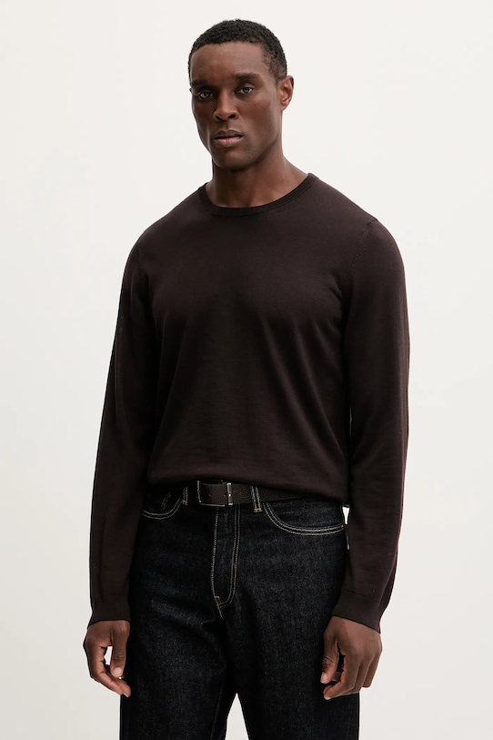 Шерстяной свитер Boss, коричневый
Шерстяной свитер Boss, коричневый