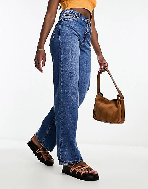 Голубые джинсы папы ASOS DESIGN
Голубые джинсы папы ASOS DESIGN