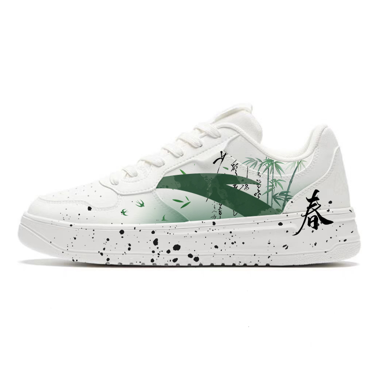 ANTA Нескользящие и износостойкие дышащие низкие кроссовки для скейтбординга для мужчин, белые и зеленые
ANTA Нескользящие и износостойкие дышащие низкие кроссовки для скейтбординга для мужчин, белые и зеленые