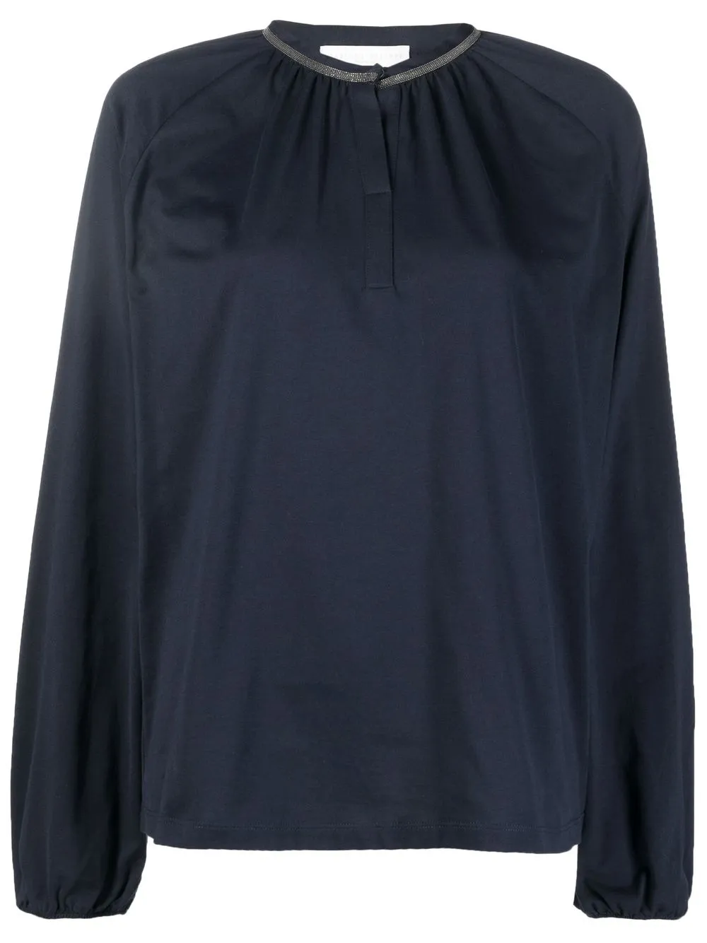 Блузка с вырезами и бисером Fabiana Filippi, синий
Блузка с вырезами и бисером Fabiana Filippi, синий