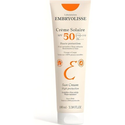 Embryolisse Invisible Sun Cream SPF 50 Высокая защита Нелипкий Водостойкий для лица и тела 100 мл
Embryolisse Invisible Sun Cream SPF 50 Высокая защита Нелипкий Водостойкий для лица и тела 100 мл