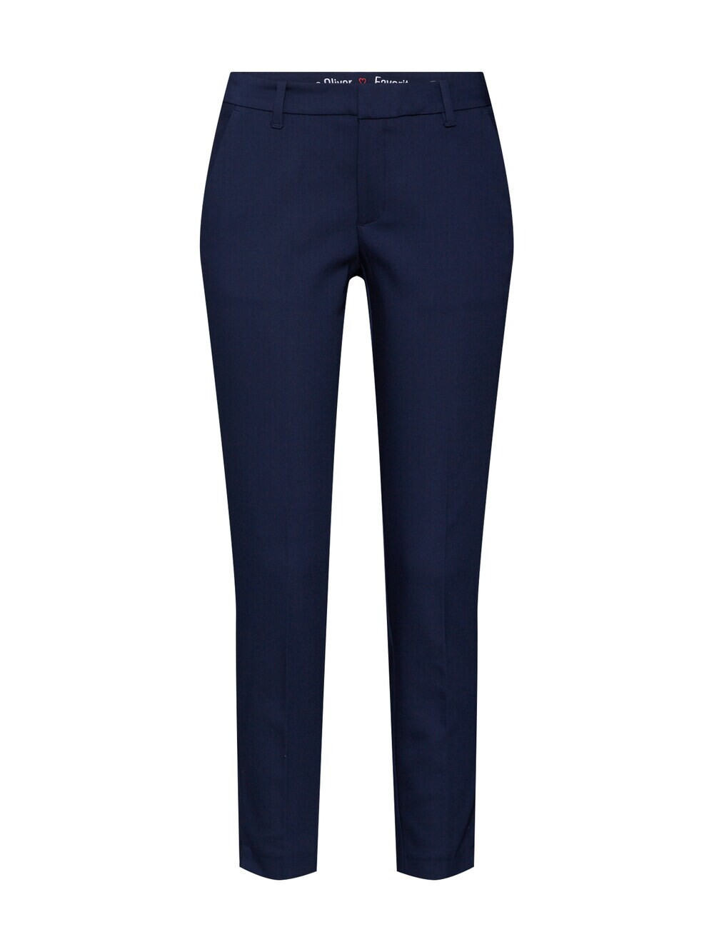 Брюки узкого кроя со складками S.Oliver, темно-синий
Брюки узкого кроя со складками S.Oliver, темно-синий