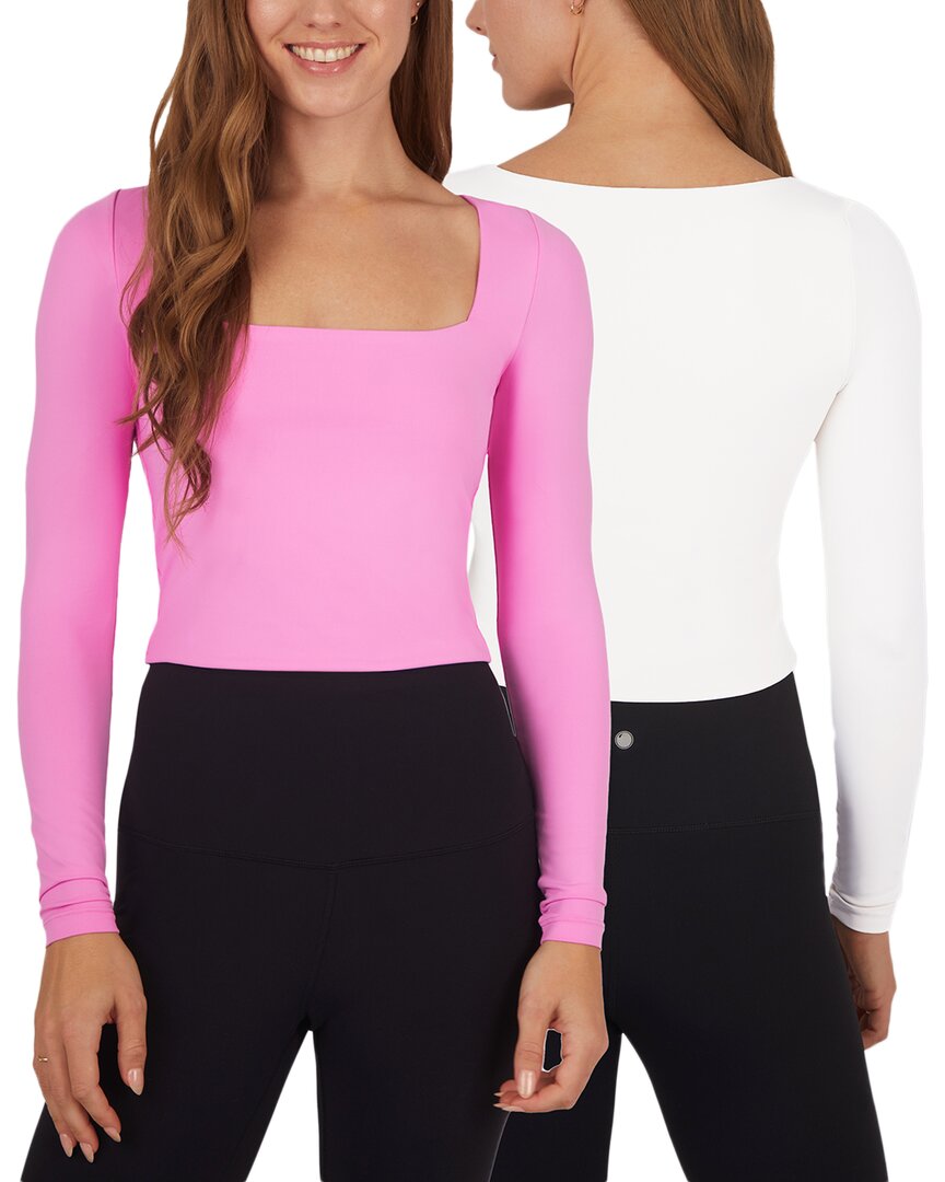 Yogalicious 2шт Контурная кроп-футболка Olivia, белый
Yogalicious 2шт Контурная кроп-футболка Olivia, белый