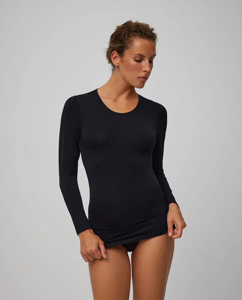 Женский базовый базовый слой с длинным рукавом Ysabel Mora, чёрный
Женский базовый базовый слой с длинным рукавом Ysabel Mora, чёрный